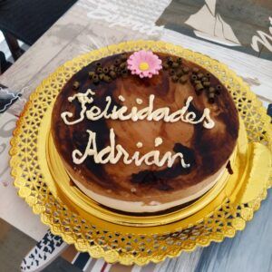Tarta tres chocolates Tahona Palas