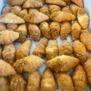 Croissant relleno de lotus